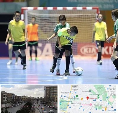 سالن فوتسال در بلوار فردوسی مشهد