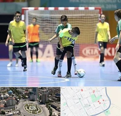 سالن فوتسال در زرافشان اسلامشهر