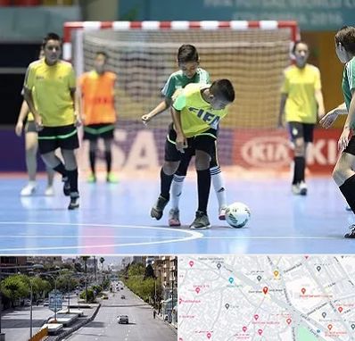 سالن فوتسال در خیابان زند شیراز