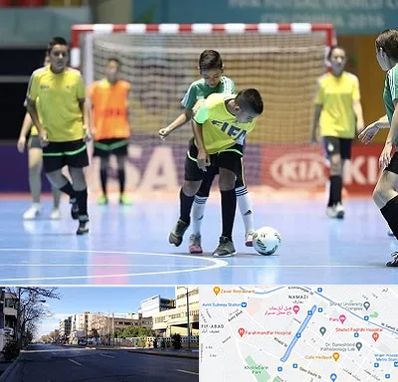 سالن فوتسال در خیابان ملاصدرا شیراز