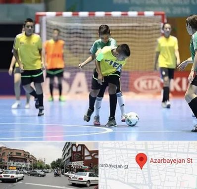 سالن فوتسال در خیابان آذربایجان