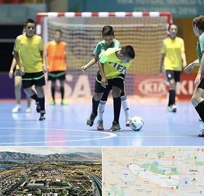 سالن فوتسال در منطقه 21 تهران