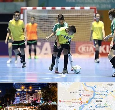 سالن فوتسال در کیانپارس اهواز