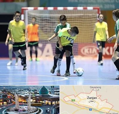 سالن فوتسال در زنجان