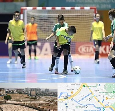 سالن فوتسال در کوی وحدت شیراز