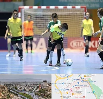 سالن فوتسال در معالی آباد شیراز