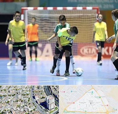 سالن فوتسال در قاسم آباد مشهد