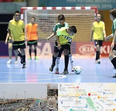 سالن فوتسال در بلوار توس مشهد