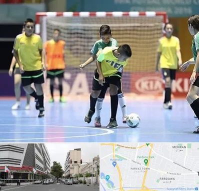 سالن فوتسال در بلوار فردوس