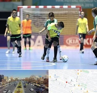 سالن فوتسال در بلوار معلم مشهد