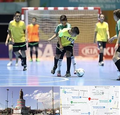 سالن فوتسال در کارگر جنوبی