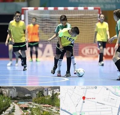 سالن فوتسال در بلوار تعاون