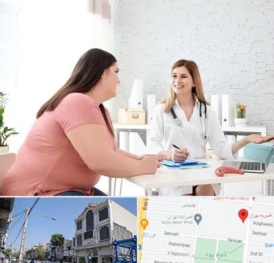 کلینیک لاغری در افسریه 