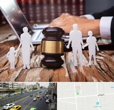 وکیل خانواده در خیابان دامپزشکی