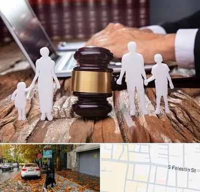 وکیل خانواده در خیابان فلسطین