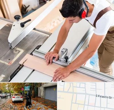 کابینت سازی در خیابان فلسطین