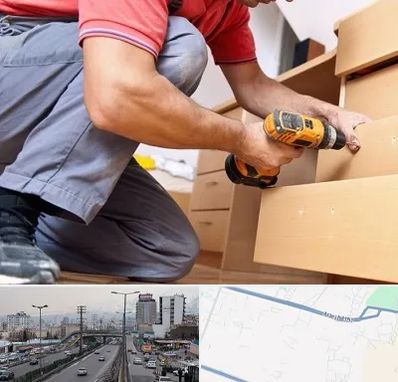 نصاب کابینت در بلوار ارتش