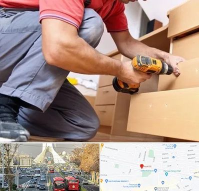 نصاب کابینت در خیابان آزادی 