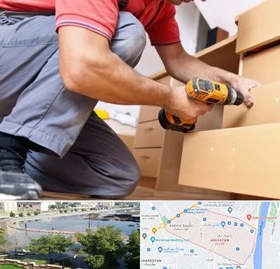 نصاب کابینت در گلستان اهواز