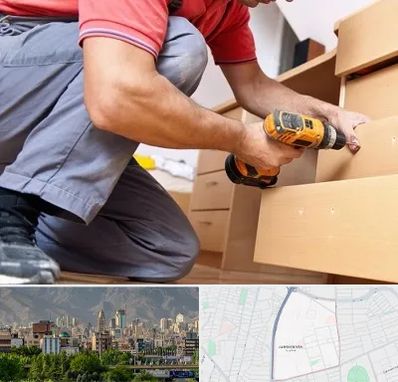 نصاب کابینت در جمشیدیه