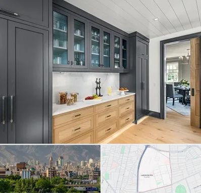 کابینت پیش ساخته در جمشیدیه