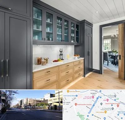 کابینت پیش ساخته در خیابان ملاصدرا شیراز