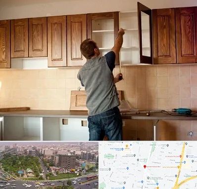 کابینت آماده در آیت الله کاشانی 