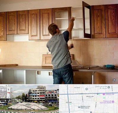 کابینت آماده در مرکز تهران