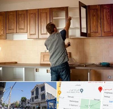 کابینت آماده در افسریه 