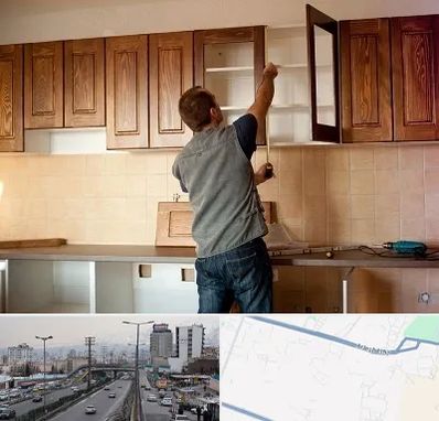 کابینت آماده در بلوار ارتش