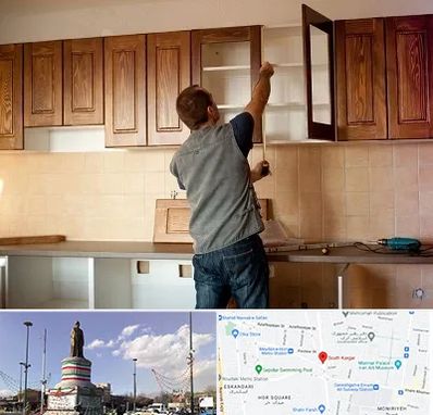 کابینت آماده در کارگر جنوبی 