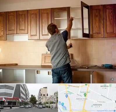 کابینت آماده در بلوار فردوس 