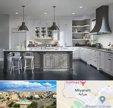 کابینت آشپزخانه در میانه