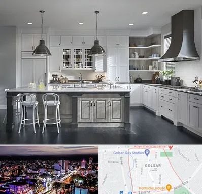 کابینت آشپزخانه در گلسار رشت 