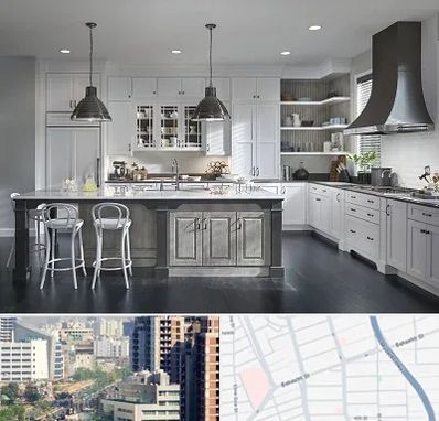 کابینت آشپزخانه در خیابان بهشتی