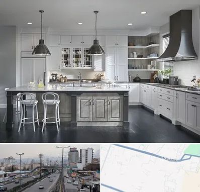 کابینت آشپزخانه در بلوار ارتش