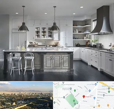 کابینت آشپزخانه در هنگام 