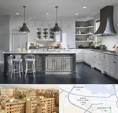 کابینت آشپزخانه در جنوب غرب تهران