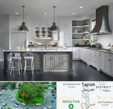 کابینت آشپزخانه در تجریش 