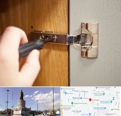 مرکز فروش یراق آلات کابینت در کارگر جنوبی 