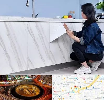 مرکز فروش برچسب کابینت در میدان ولیعصر 