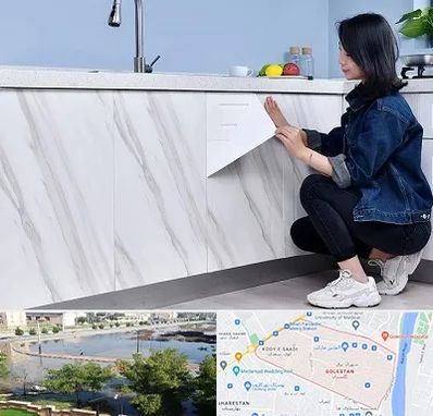 مرکز فروش برچسب کابینت در گلستان اهواز