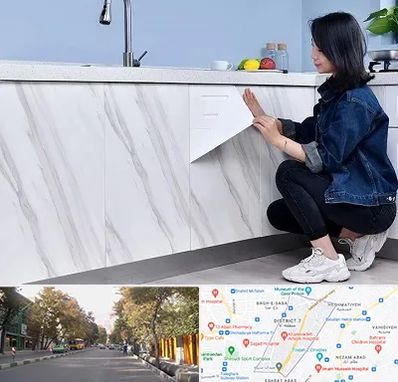 مرکز فروش برچسب کابینت در شریعتی 