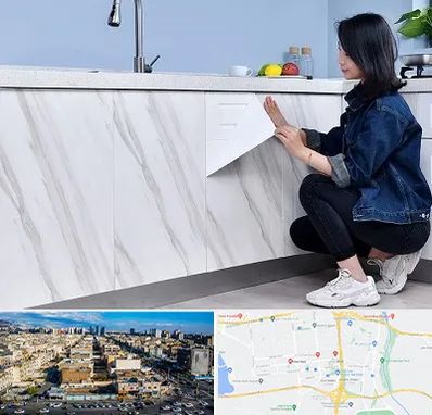 مرکز فروش برچسب کابینت در شهرک راه آهن