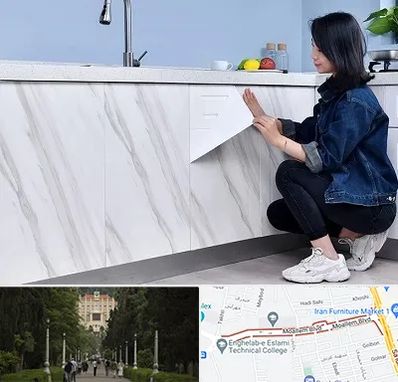 مرکز فروش برچسب کابینت در بلوار معلم رشت 