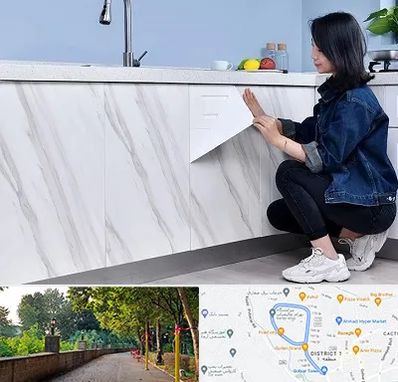 مرکز فروش برچسب کابینت در فلکه گاز رشت