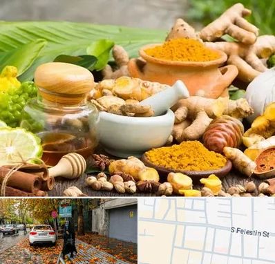 عطاری در خیابان فلسطین