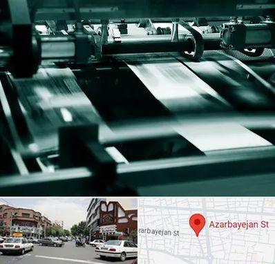 چاپخانه در خیابان آذربایجان
