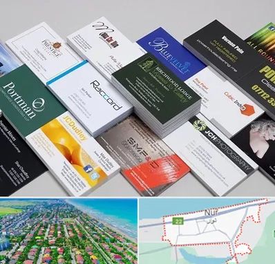 چاپ کارت ویزیت در نور