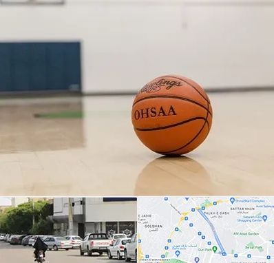 باشگاه بسکتبال در قدوسی شرقی شیراز